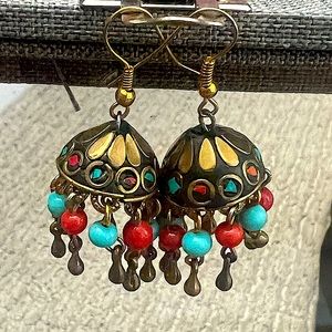 Beautiful, worn only once Indian earrings!